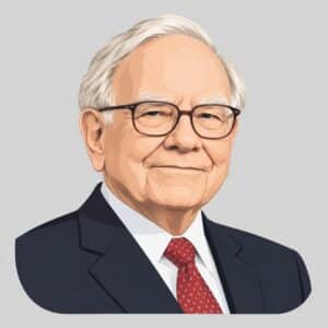 Ilustración de Warren Buffett